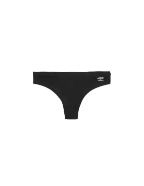 3 PACK TANGA BLACK WITH LOGO