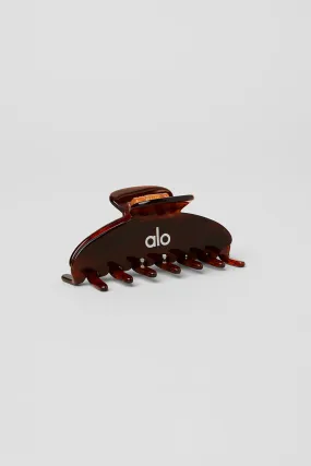 90's Claw Clip - Brown Tortoise