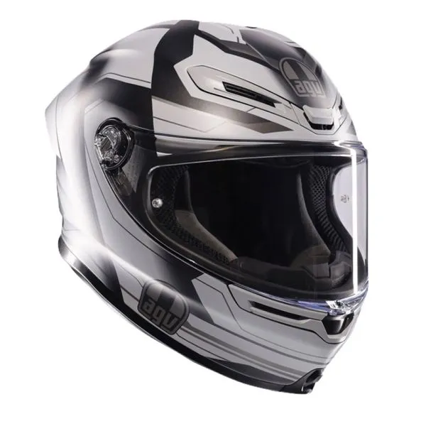 AGV K6 S Ultrasonic Matt Black Grey + Kit Bluetooth Lokui K30 