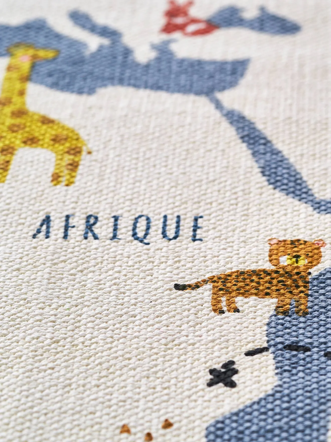 Alfombra redonda Mapamundi
