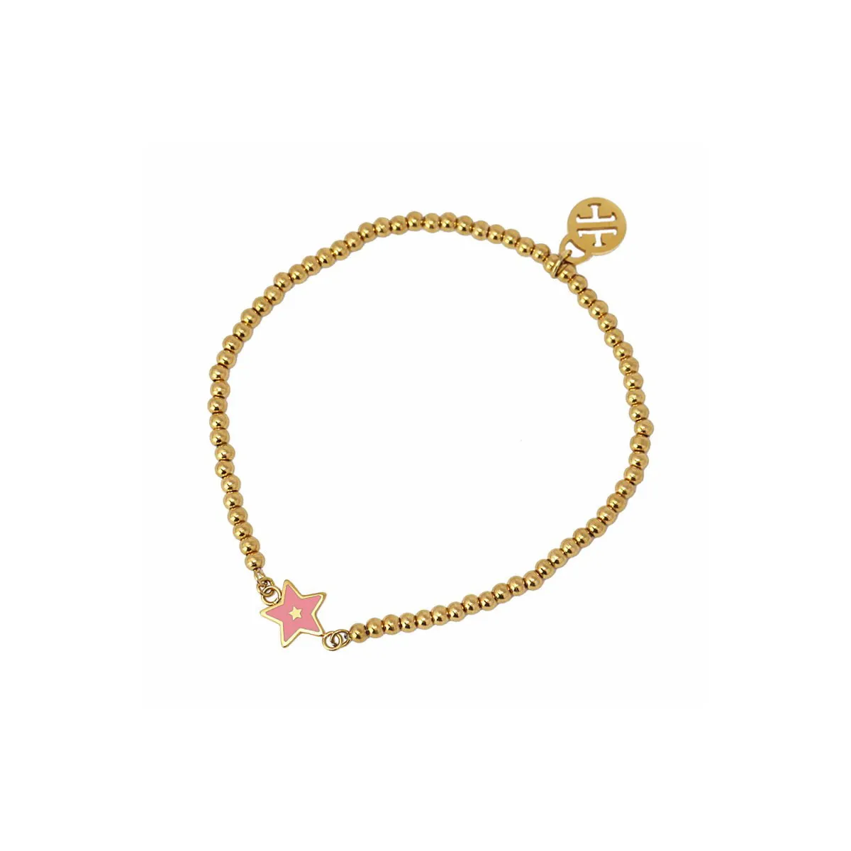 Anartxy Pulsera Bolitas Estrella  Rosa - ANARTXY