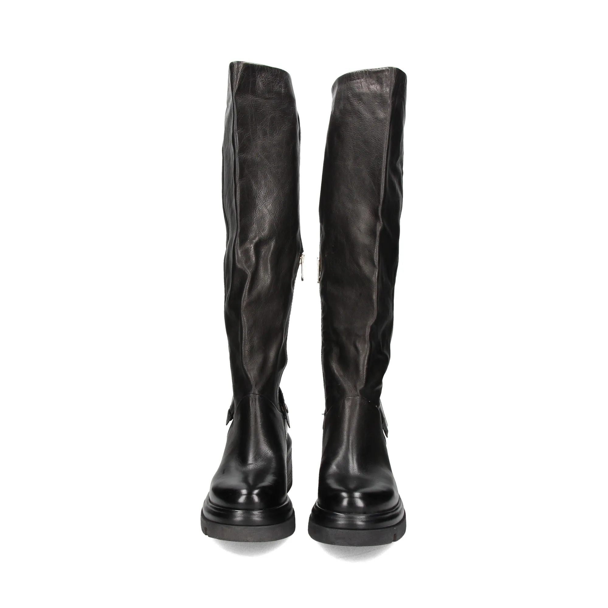 A.S.98 Botas con tacón de Mujer NEGRO