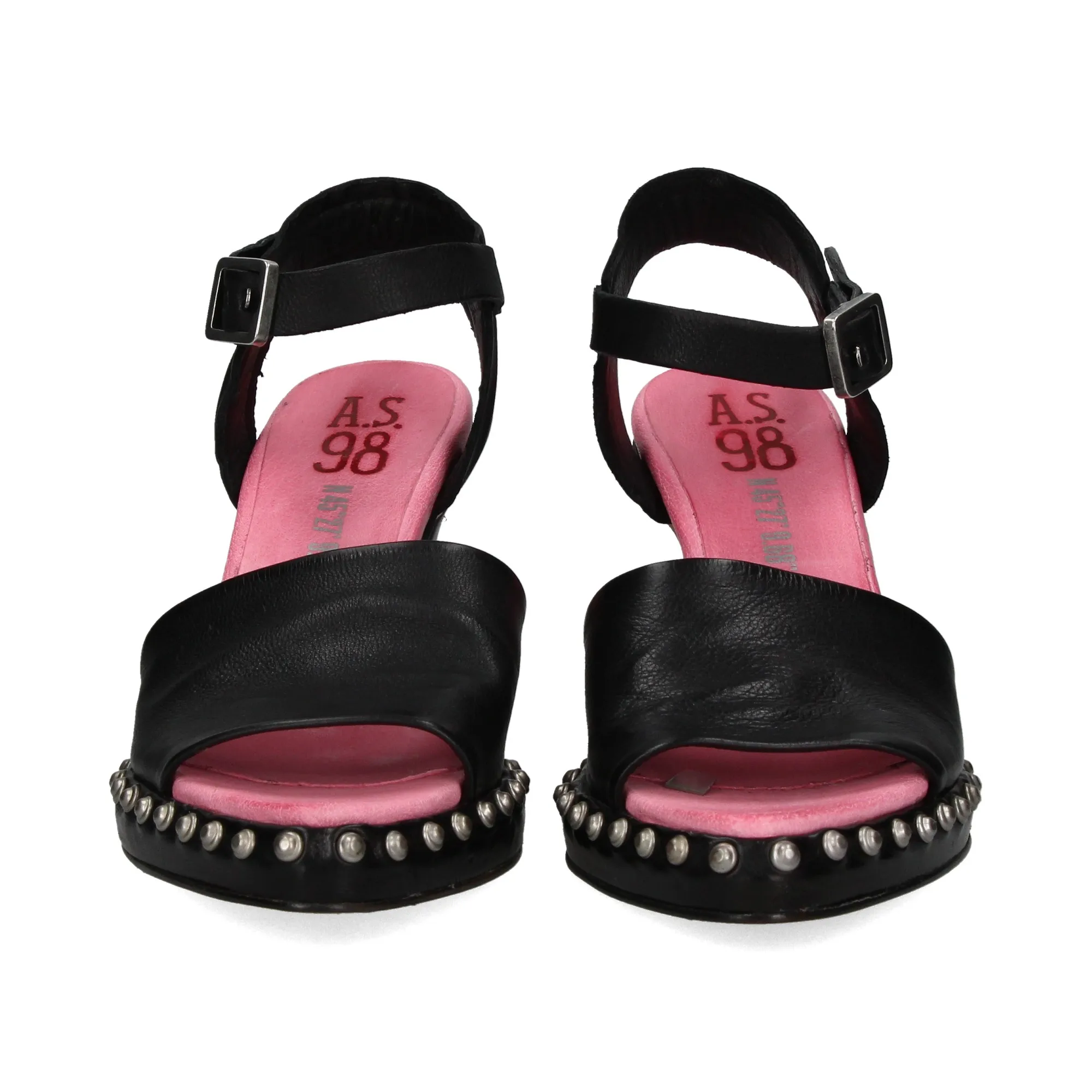 A.S.98 Sandalias con plataforma de Mujer 101 0001 NERO+S