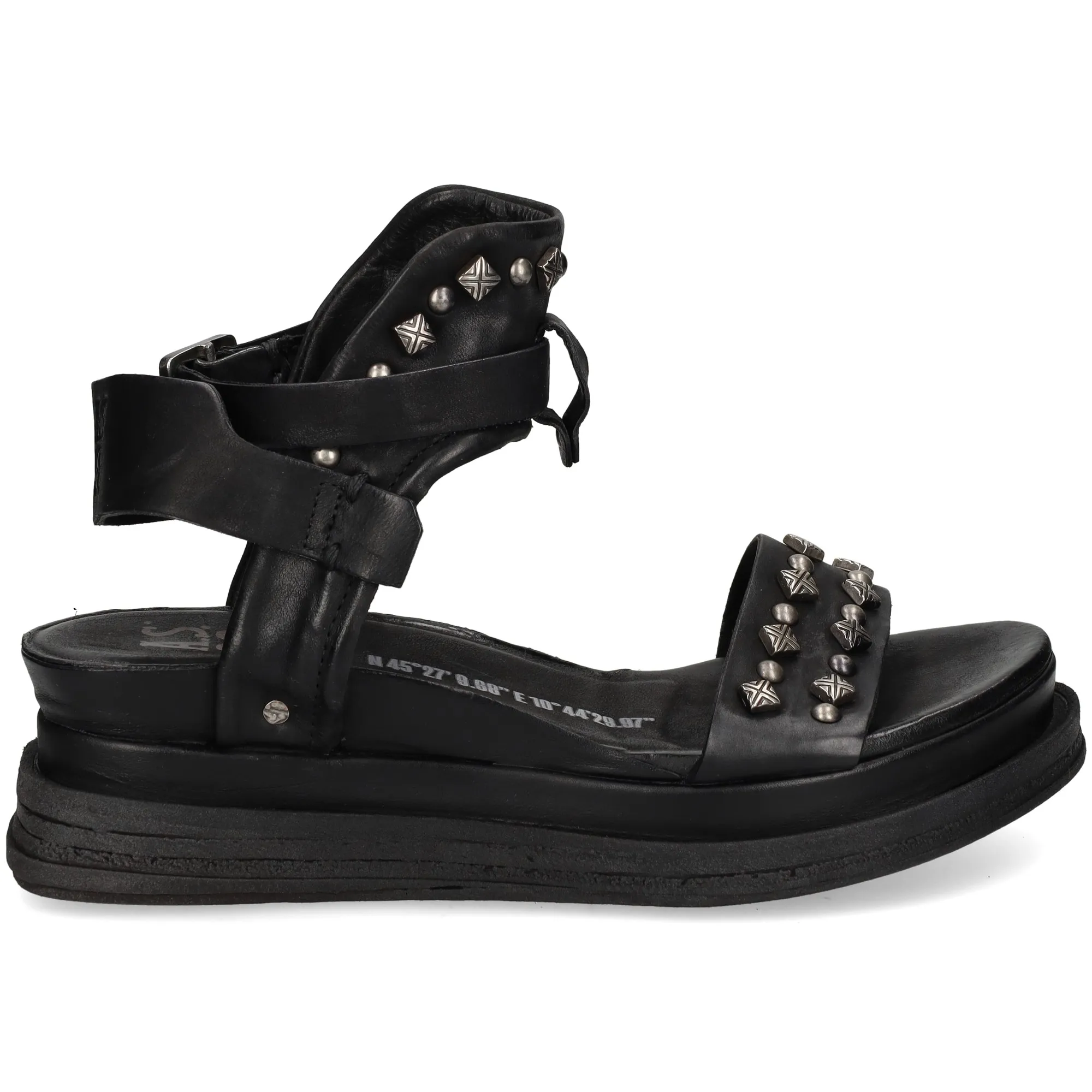 A.S.98 Sandalias con plataforma de Mujer 101 6002 NERO