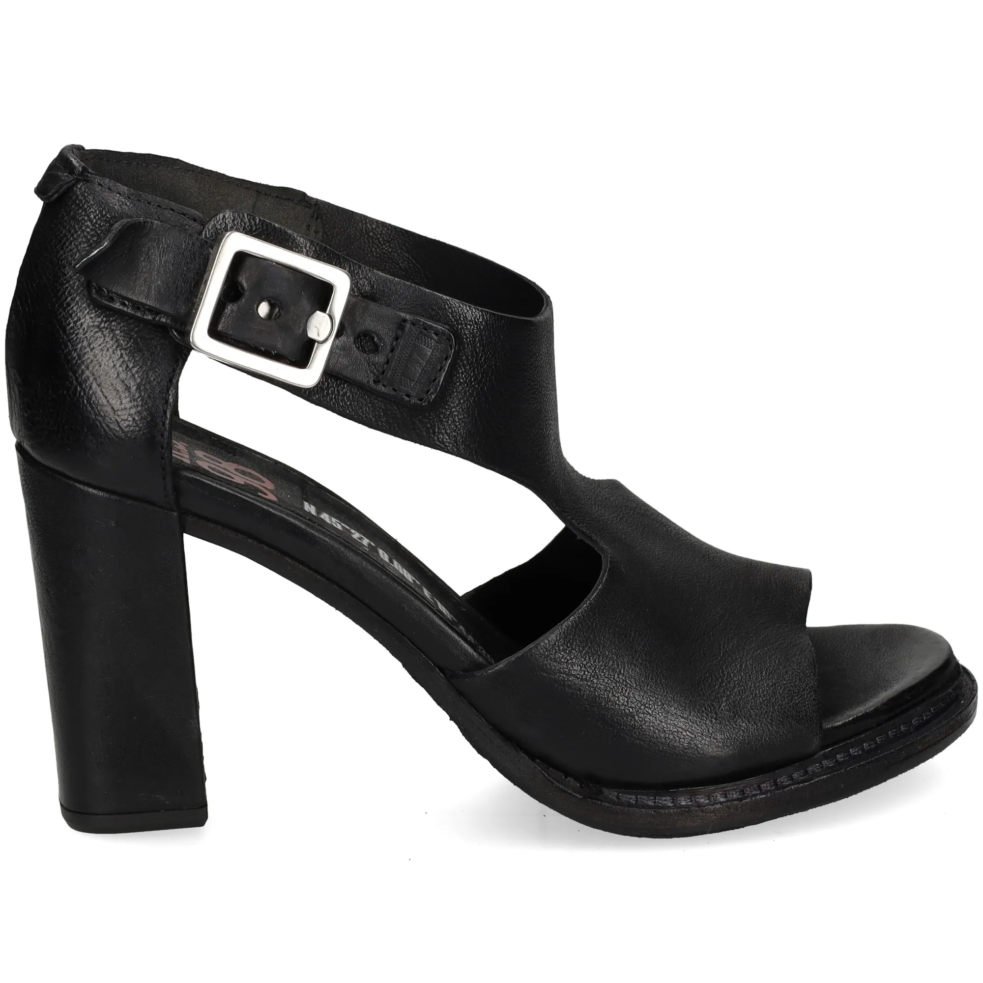 A.S.98 Sandalias con tacón de Mujer 101 6002 NERO (