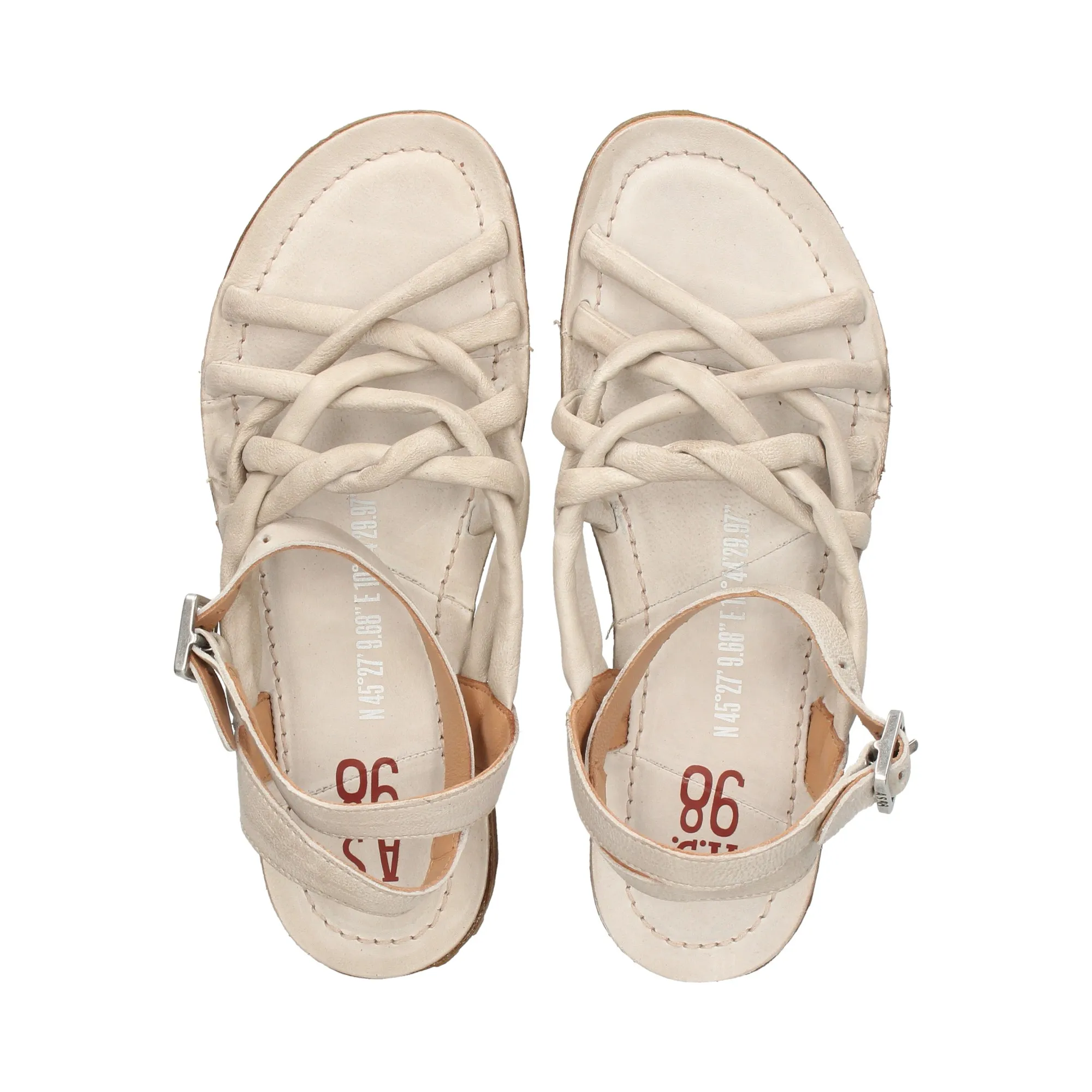 A.S.98 Sandalias planas de Mujer 101 6336 ICE