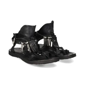 A.S.98 Sandalias planas de Mujer 5102 6002 NERO