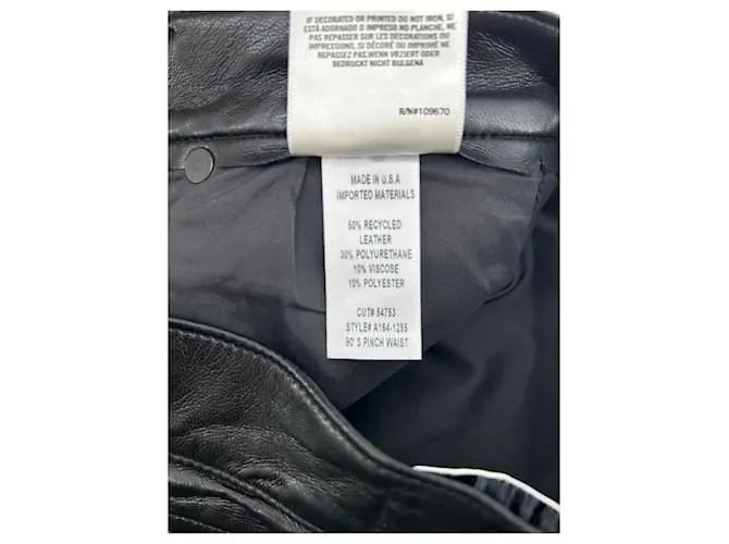 Autre Marque Pantalón AGOLDE T.US 24 Piel Negro 