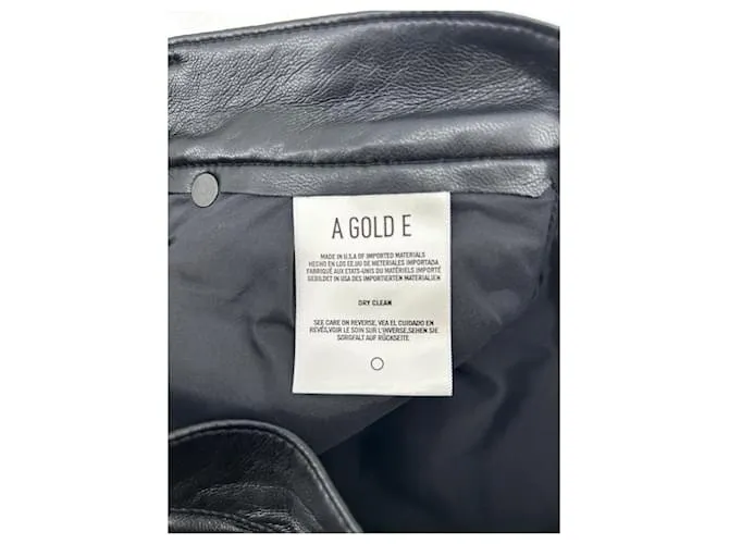 Autre Marque Pantalón AGOLDE T.US 24 Piel Negro 