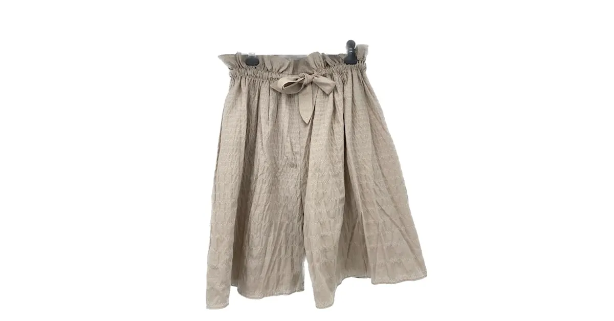 Autre Marque Pantalón corto NYNNE.fr 36 Algodón Beige 