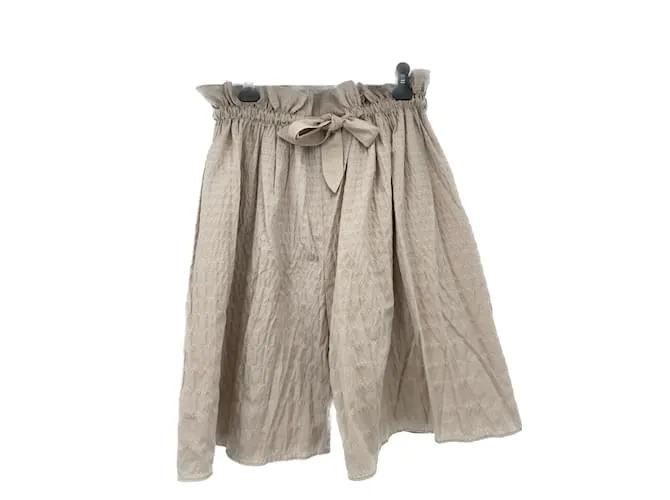 Autre Marque Pantalón corto NYNNE.fr 36 Algodón Beige 