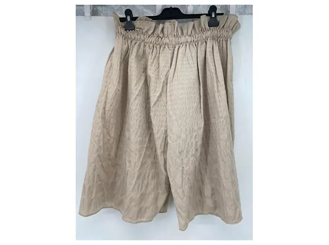 Autre Marque Pantalón corto NYNNE.fr 36 Algodón Beige 