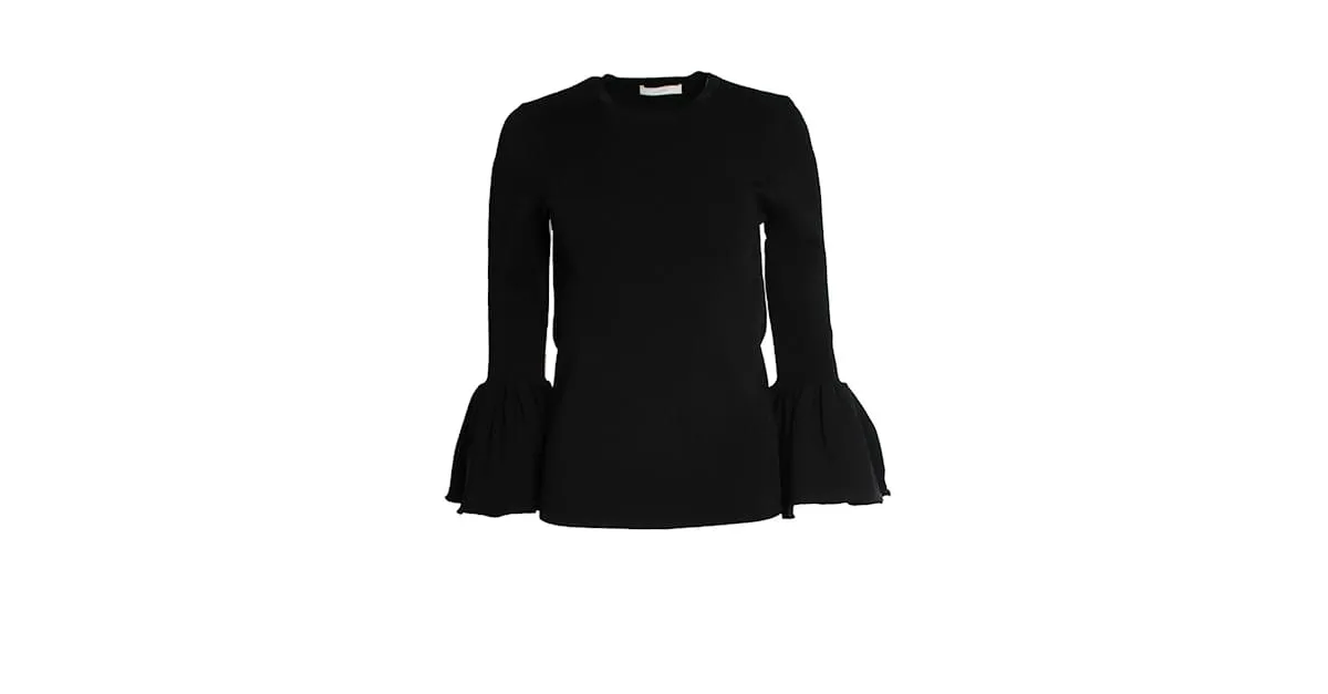 Autre Marque Top de manga de campana negra Cooper de Suistudio Negro 