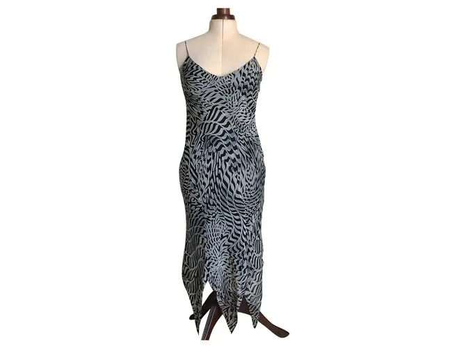 Autre Marque Vestido midi Lynn Adler Estampado de leopardo 