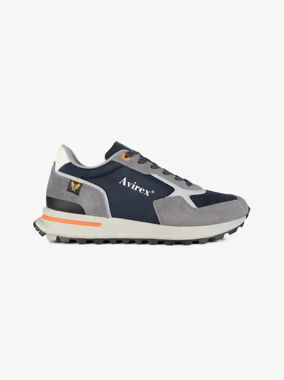 Avirex Zapatillas de piel para hombre