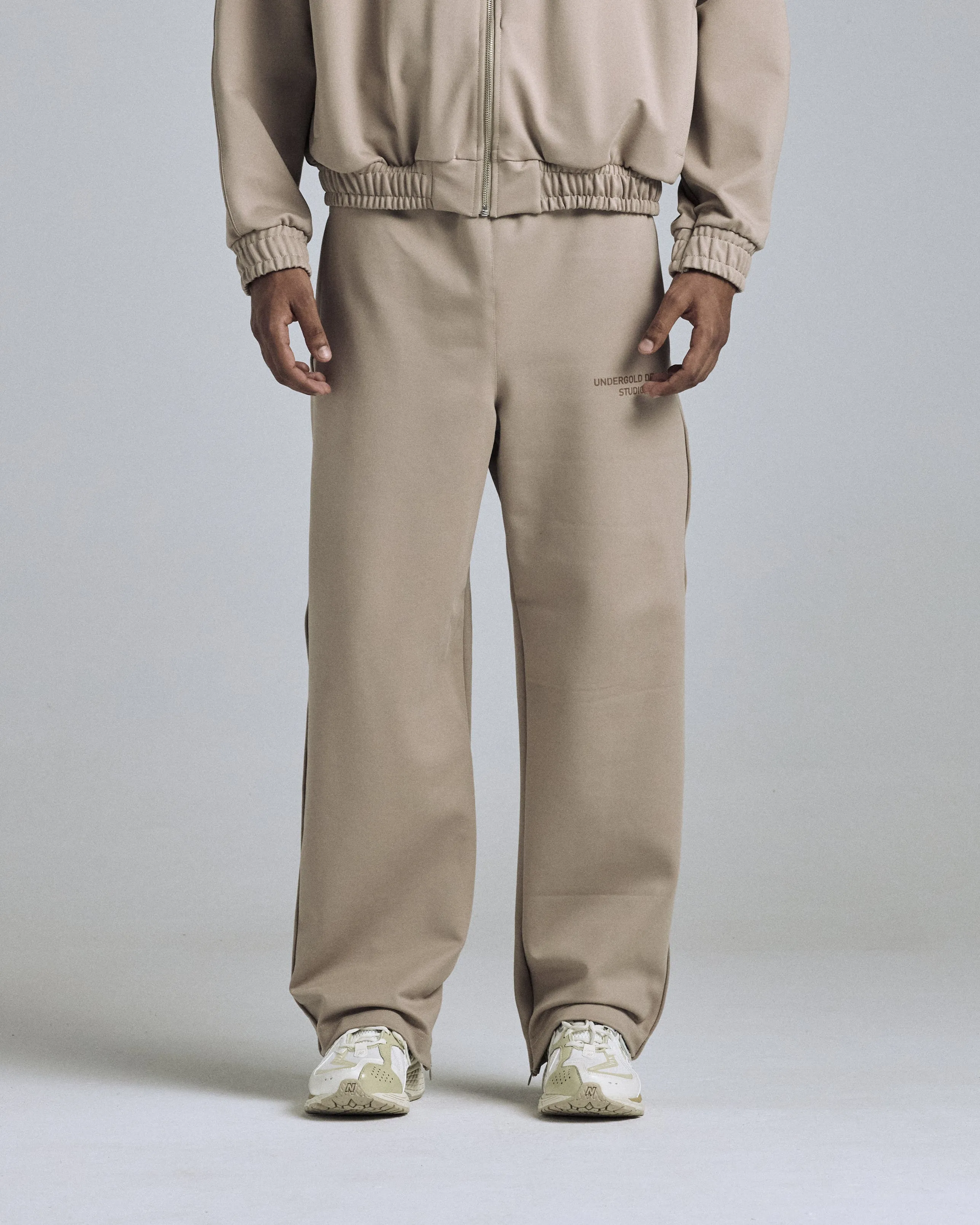 Basics Tracksuit Pants Sand