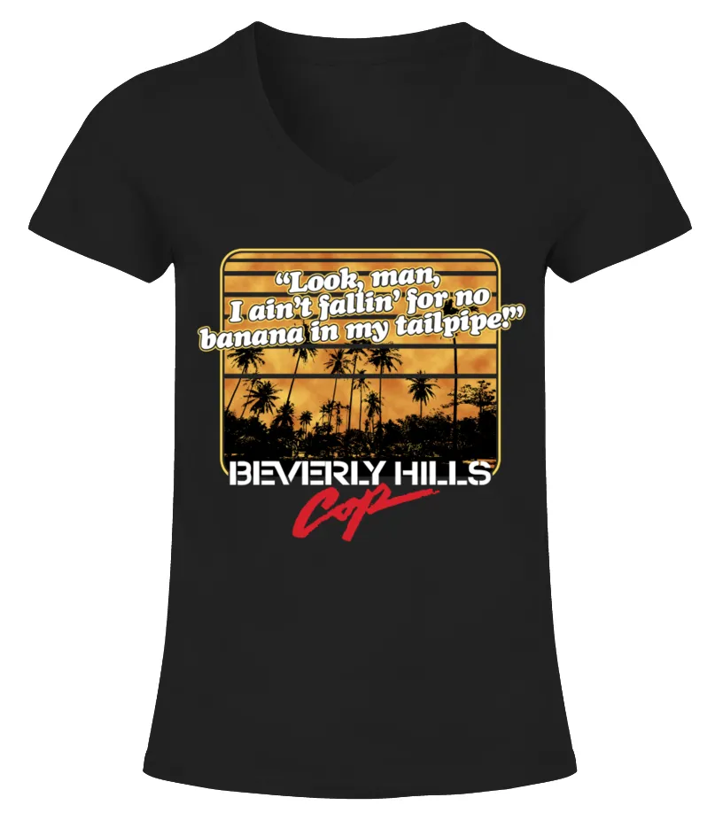 Beverly Hills Cop BK (14) Camiseta cuello pico Mujer