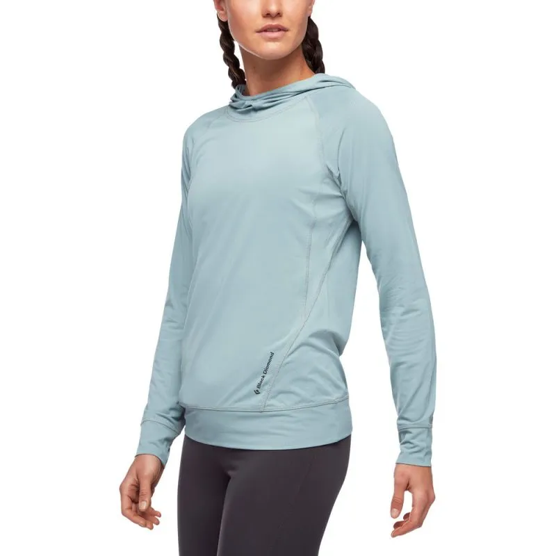 Black diamond Alpenglow Hoody (Blue Ash) Camiseta técnica de mujer