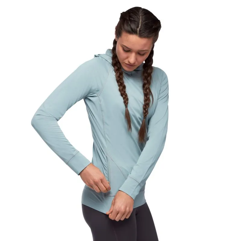 Black diamond Alpenglow Hoody (Blue Ash) Camiseta técnica de mujer