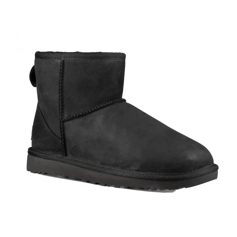 Botas de mujer UGG Classic Mini Leather (Negro)