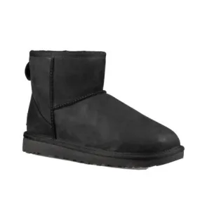 Botas de mujer UGG Classic Mini Leather (Negro)