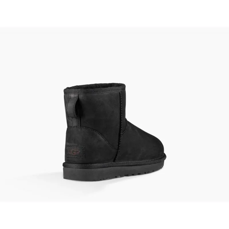 Botas de mujer UGG Classic Mini Leather (Negro)