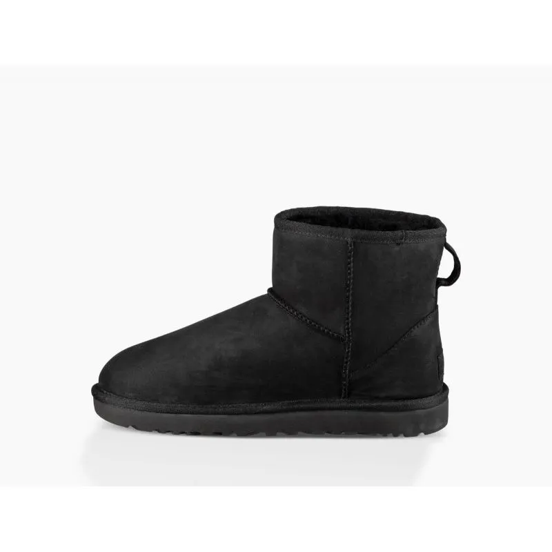 Botas de mujer UGG Classic Mini Leather (Negro)