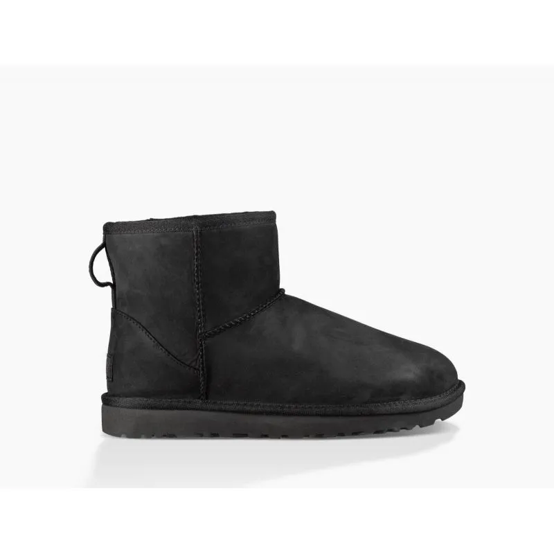 Botas de mujer UGG Classic Mini Leather (Negro)