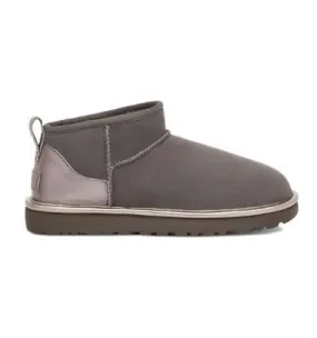 Botas UGG Classic Ultra Mini shine (carbón) mujer