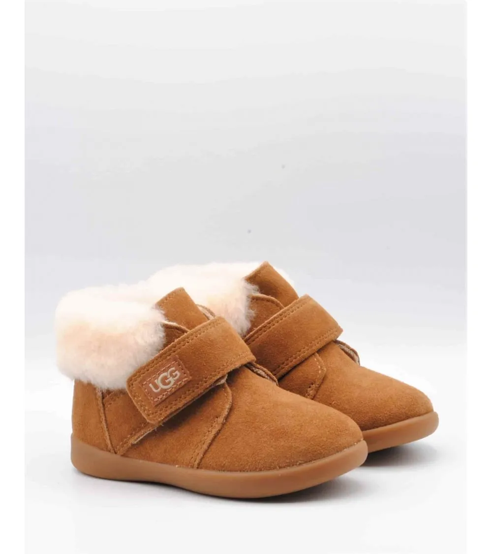 BOTITAS UGG NOLEN CHESTNUT VELCRO Y PELO