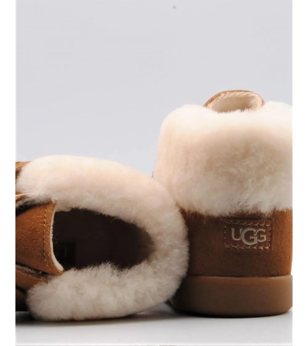 BOTITAS UGG NOLEN CHESTNUT VELCRO Y PELO