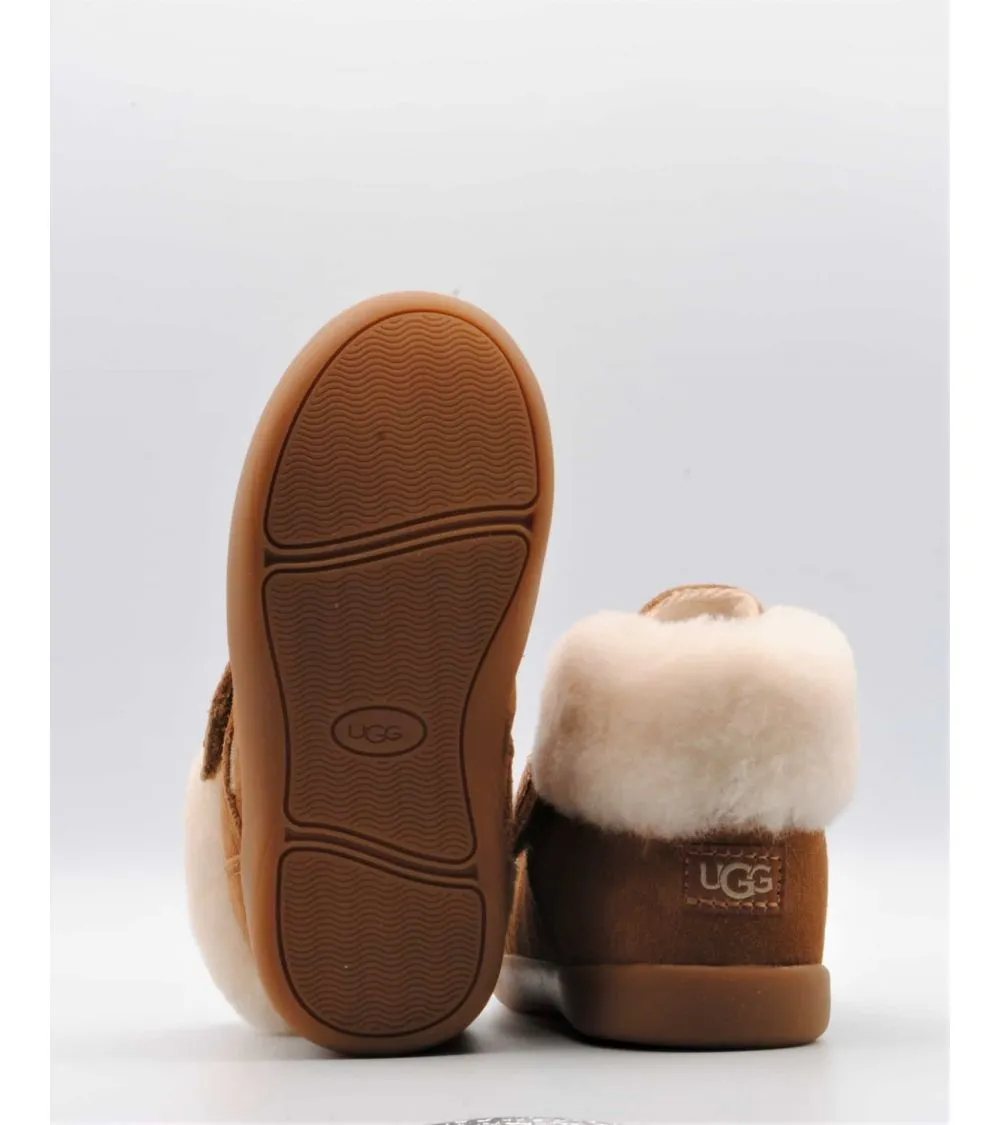 BOTITAS UGG NOLEN CHESTNUT VELCRO Y PELO