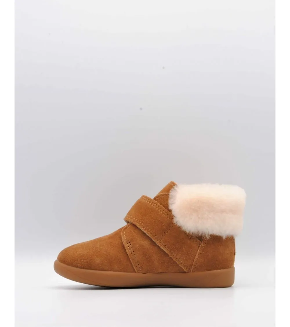 BOTITAS UGG NOLEN CHESTNUT VELCRO Y PELO