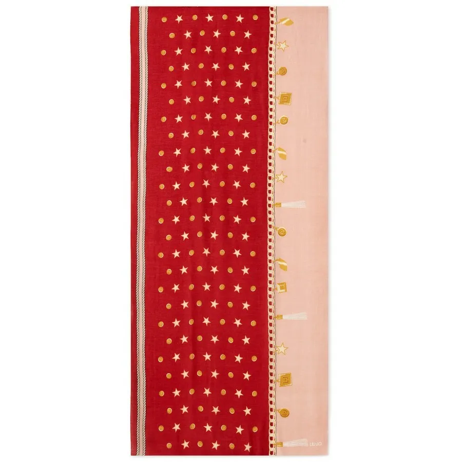 Bufanda Foulard Mujeres LIU JO 2A0046 T0300 Ciliegia Poliéster Rojo