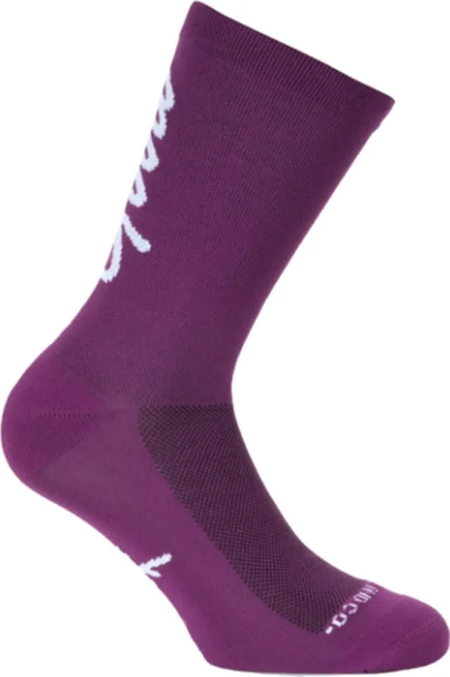 Calcetines Pacific and Co GOOD VIBES (Aubergine)