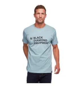 Camiseta Black Diamond Stacked Logo (Blue Ash) Hombres