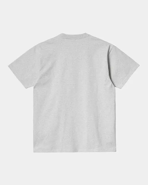 Camiseta CARHARTT AMERICAN SCRIPT - Ash Heather