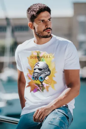 Camiseta de hombre B2K blanca