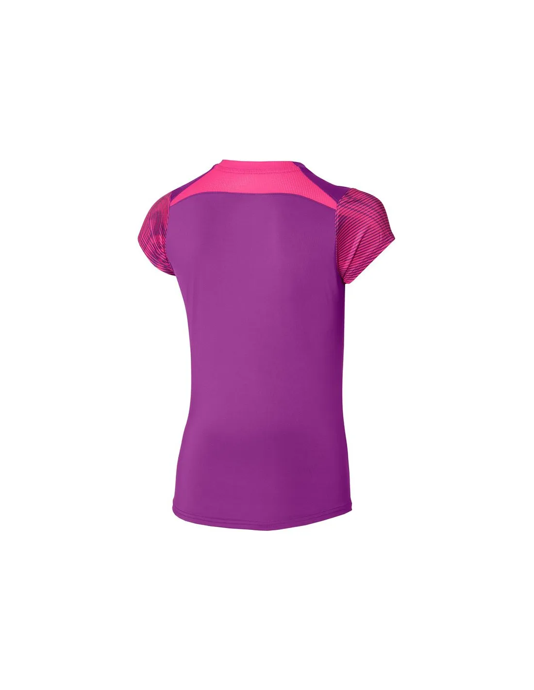 Camiseta de Pádel Mizuno Charge Printed Mujer Púrpura