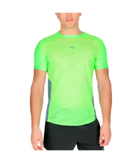 Camiseta de Running Mizuno Aero Lima Hombre