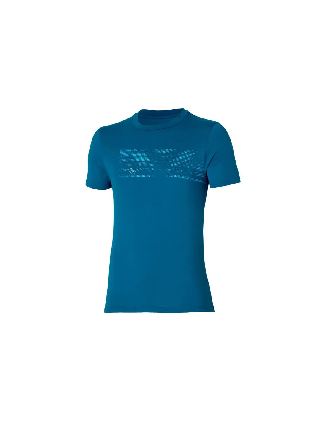 Camiseta de Running Mizuno Athletics Graphic Hombre Azul