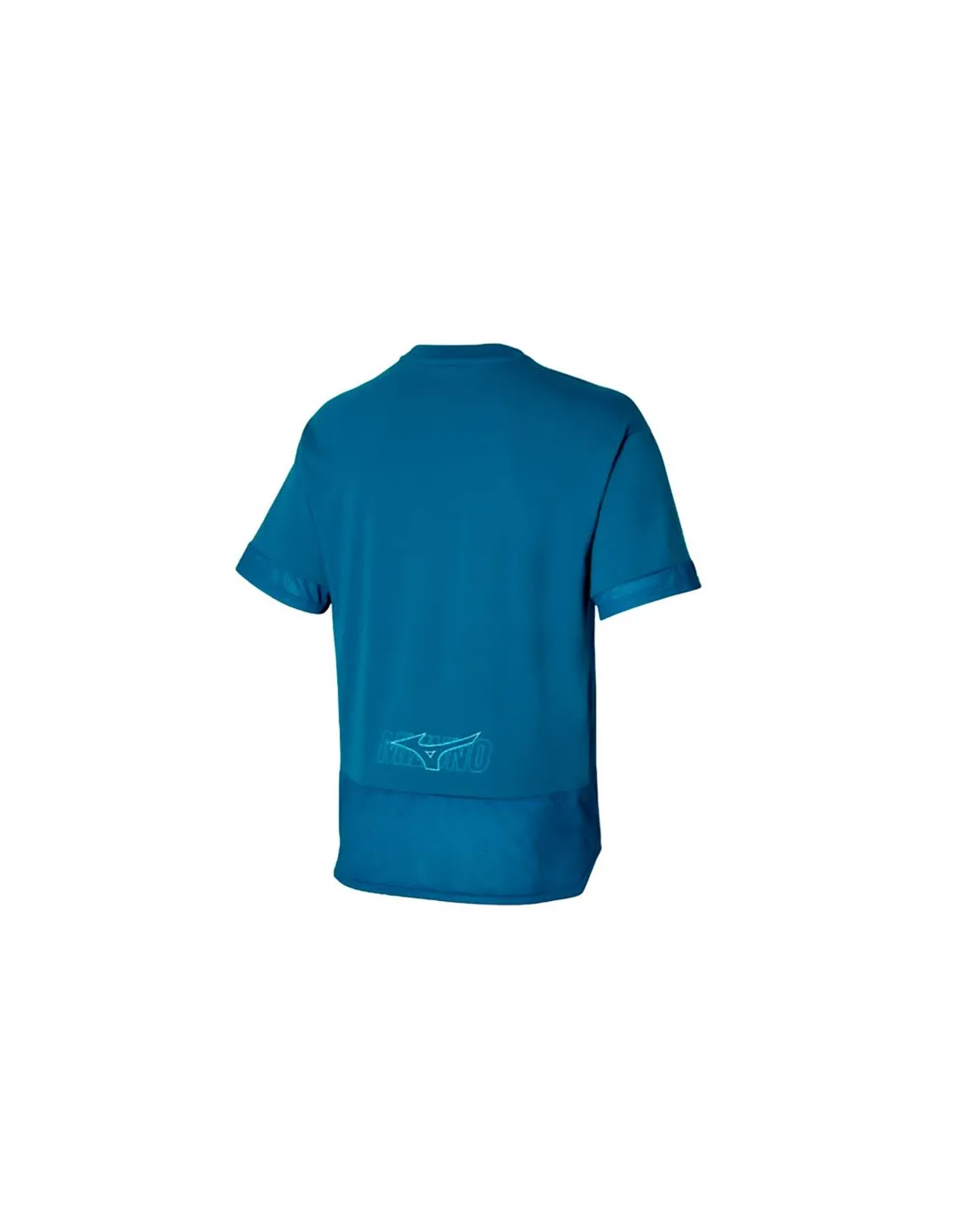 Camiseta De Running Mizuno Athletics Mesh Hombre Azul