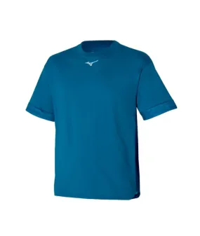 Camiseta De Running Mizuno Athletics Mesh Hombre Azul