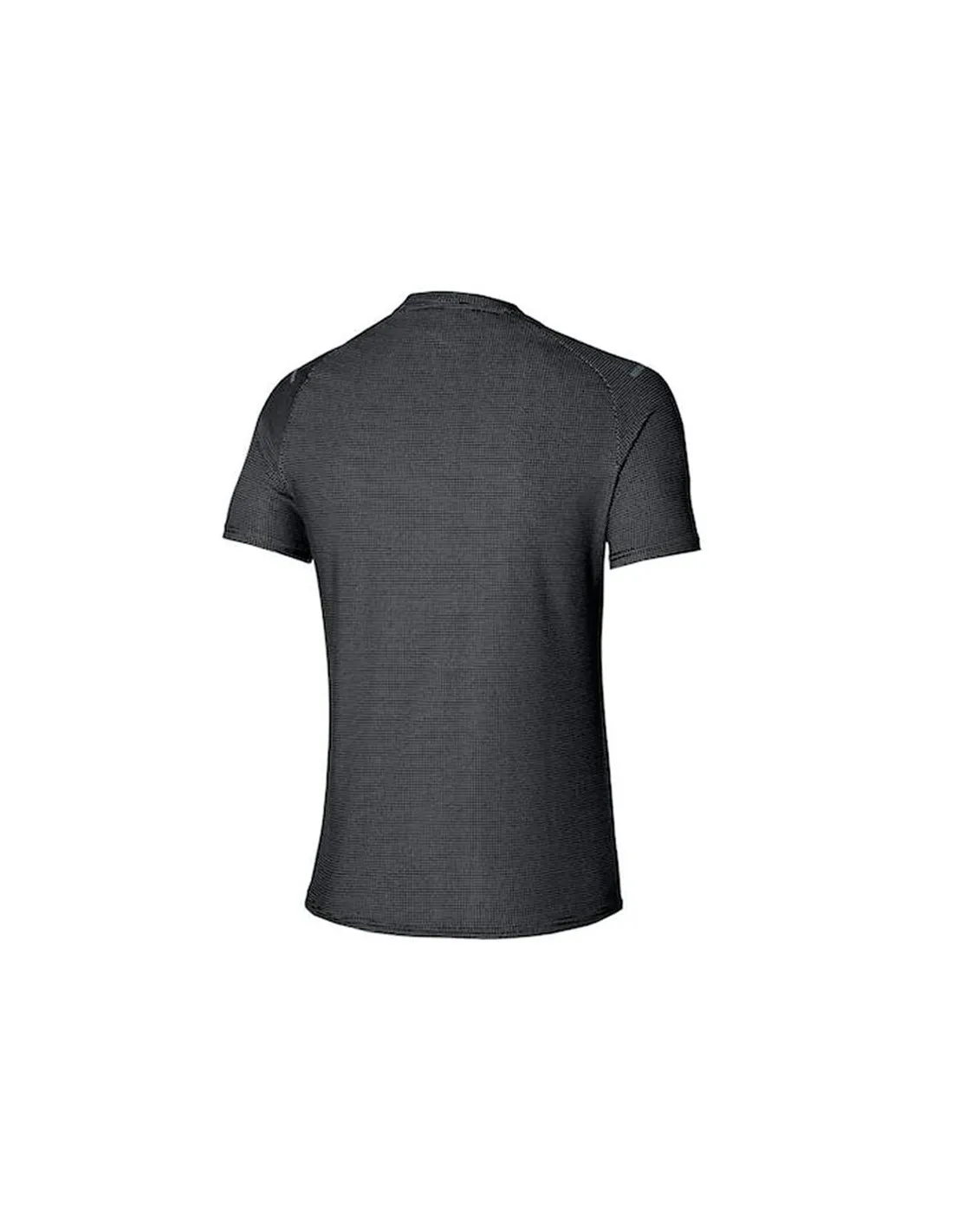 Camiseta de Running Mizuno Dry Aeroflow Dope Dyed Negro Hombre