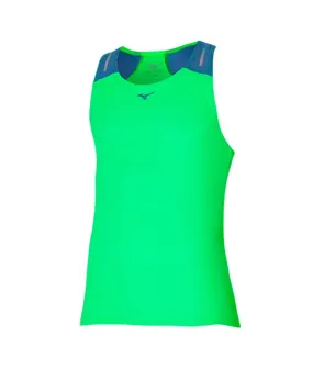 Camiseta de Running Mizuno Dryaeroflow Lima Hombre