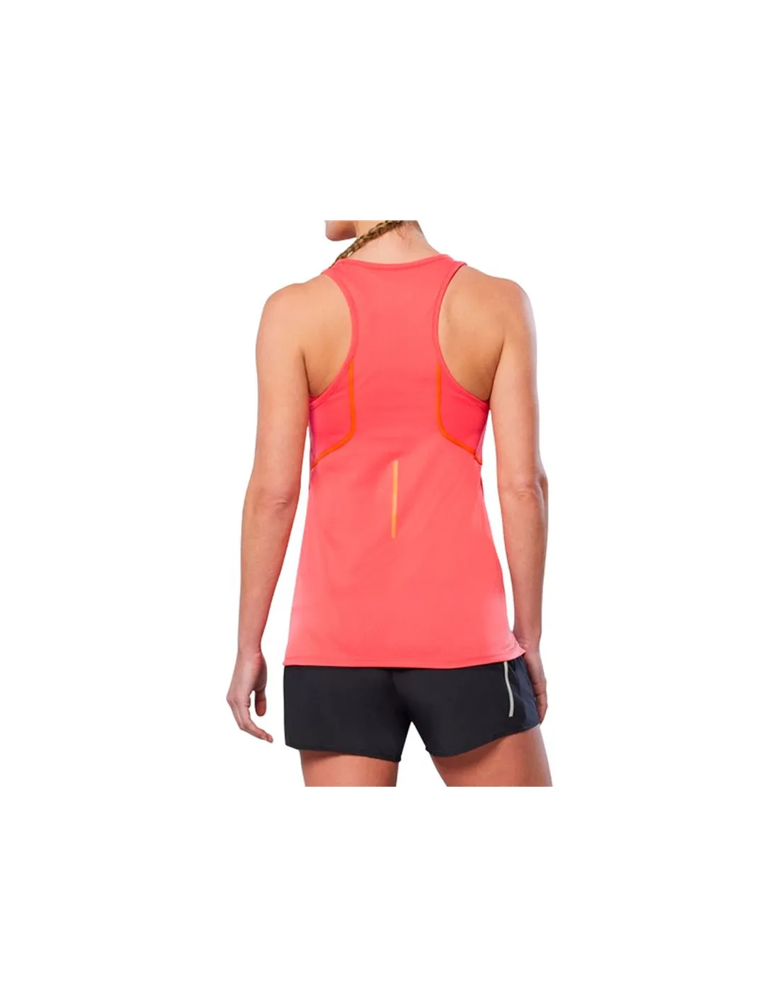 Camiseta de Running Mizuno Dryaeroflow Mujer Rojo