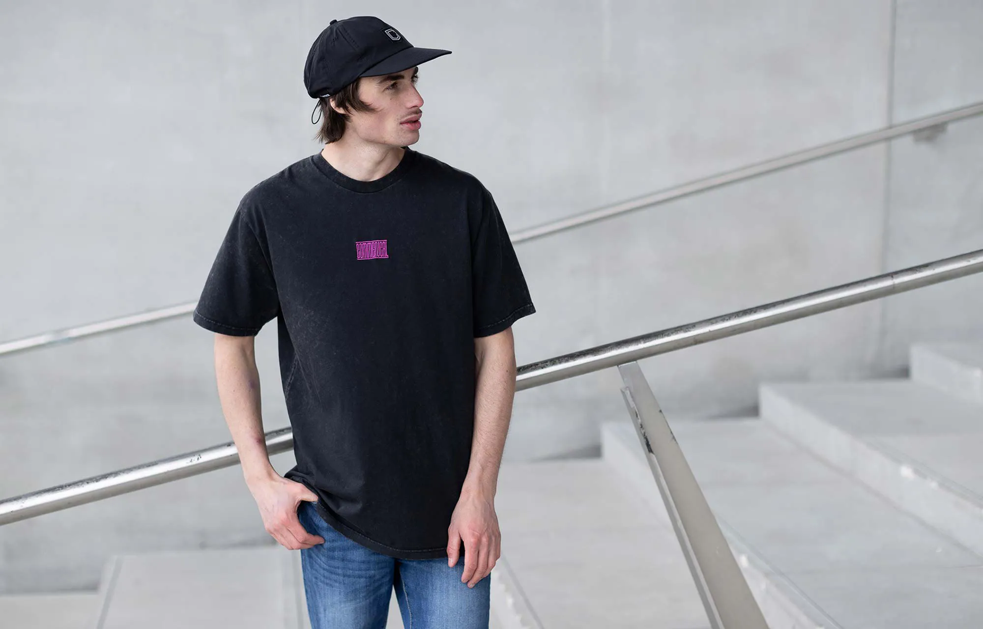 CAMISETA MANGA CORTA COMMENCAL WASHED BLACK