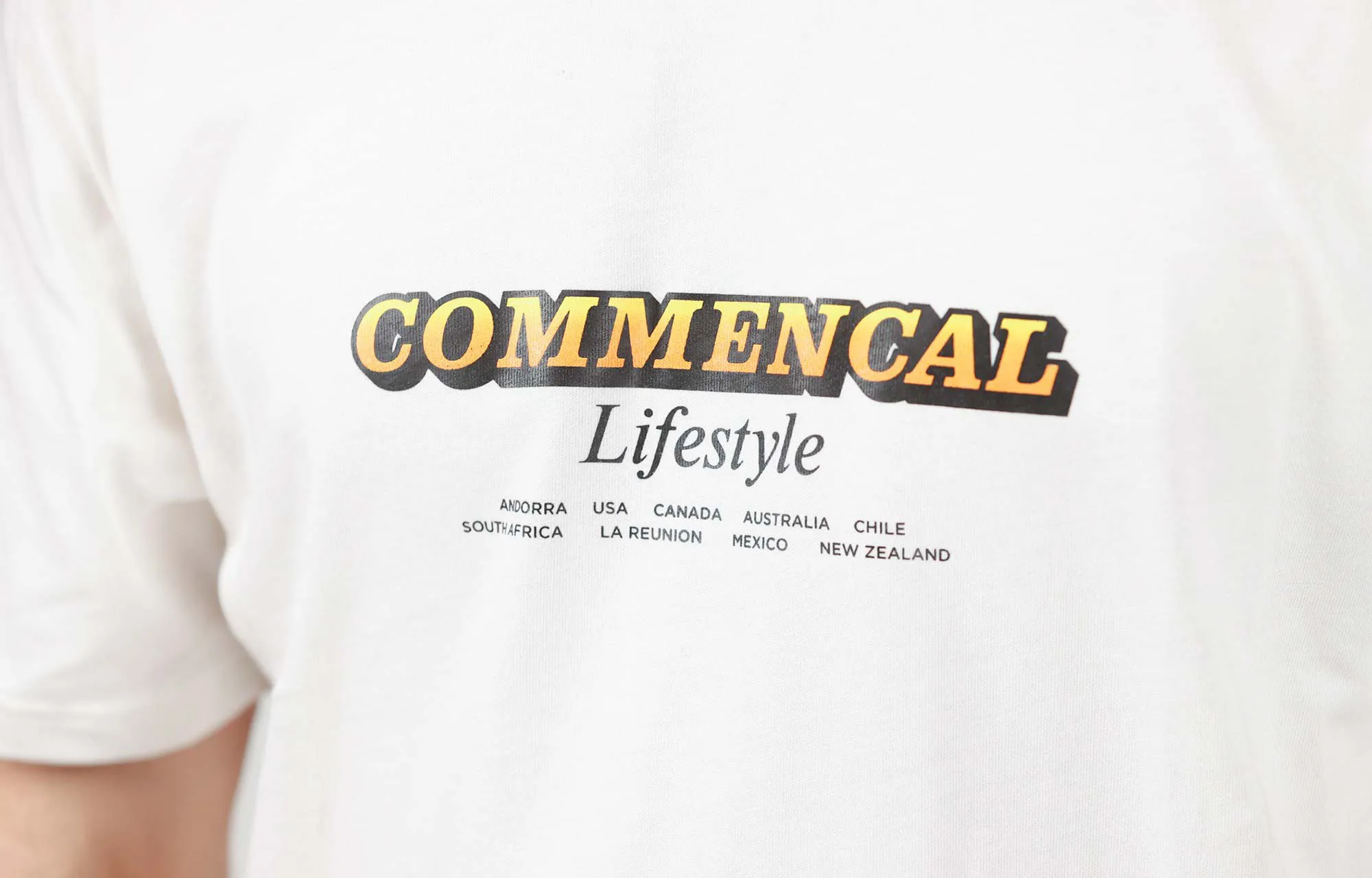 CAMISETA MANGA CORTA COMMENCAL WESTERN ECRUE