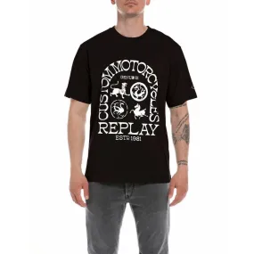 Camiseta Manga Corta Para Hombre Replay