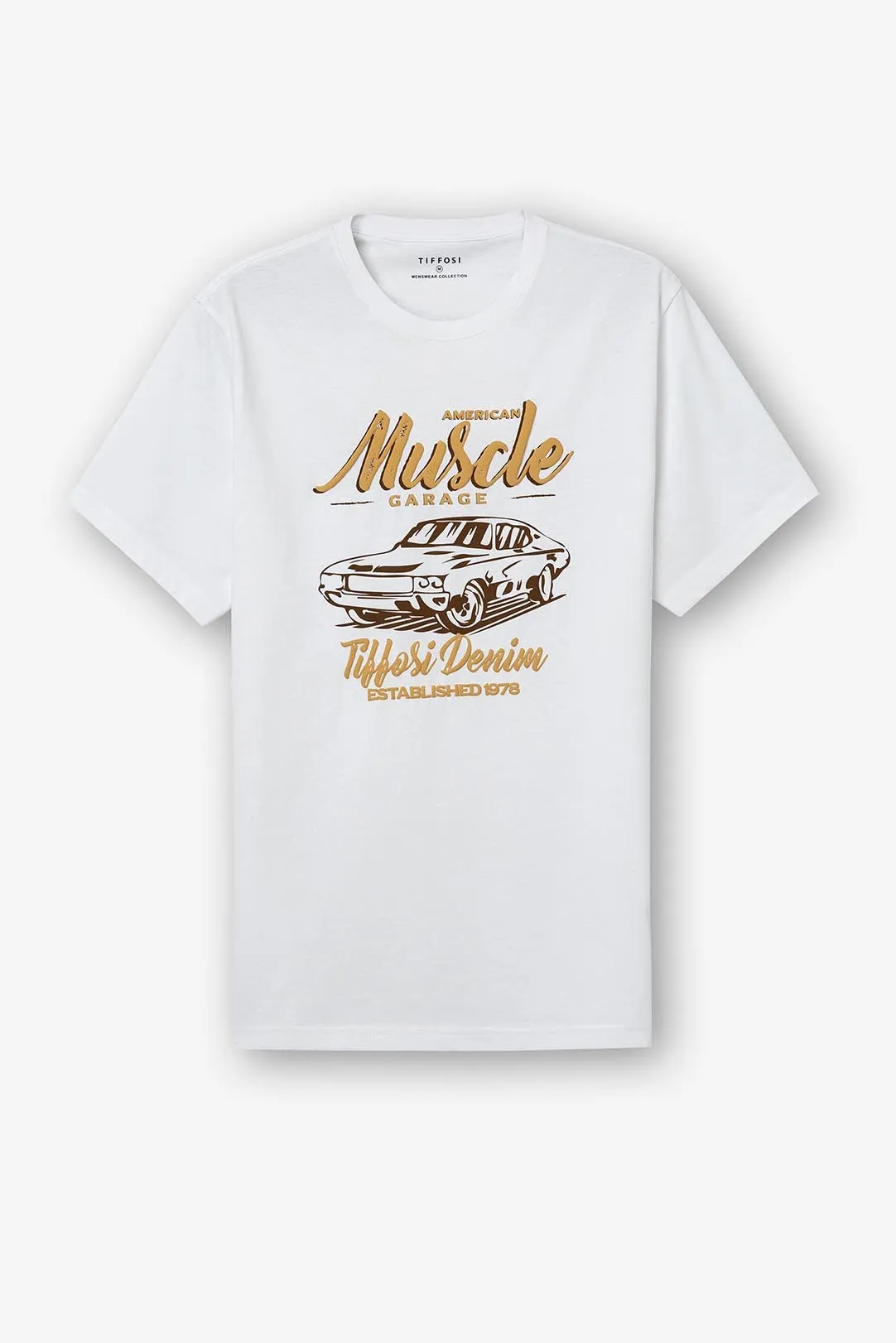 CAMISETA MUSTANG TONIN BLANCO